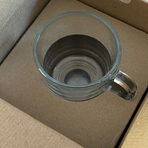 Nespresso Vertuo Cup and Saucer Clear Glass Mug